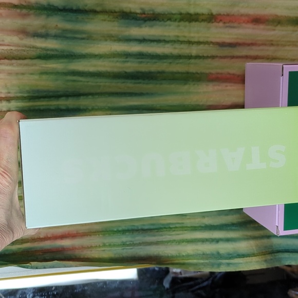 Starbucks 24 oz Tumbler Set & 6 Iced Coffee K-Cup Pods In Green Tones - Picture 6 of 7